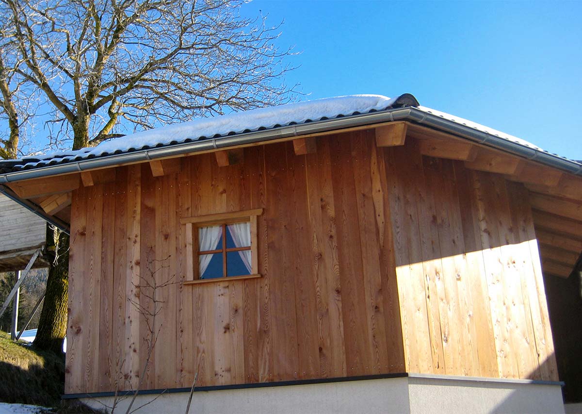 Holzhaus fertig